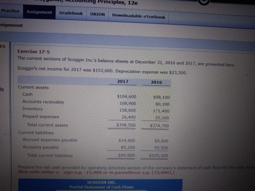  ygunny, Counting Principles, 12e Practice Assignment Gradebook ORION Downloadable eTextbook signment