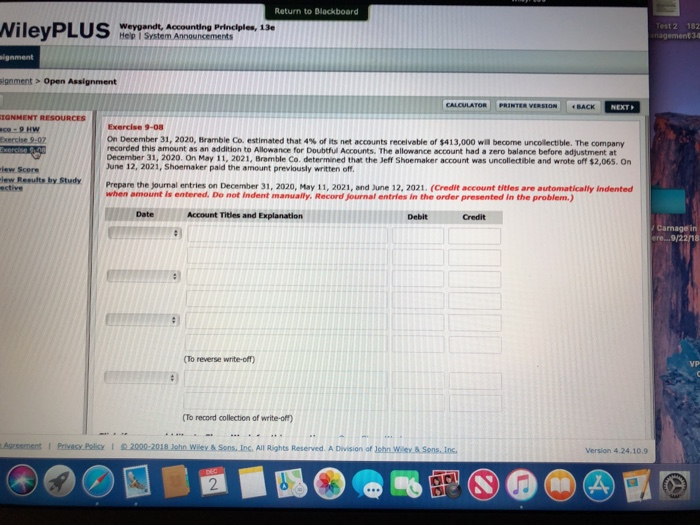  Please help with this problem Return to Dlackboard Hep I System