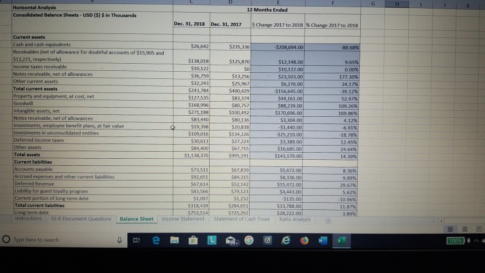 please answer question 5. thanks please see attachment. 12 Months Ended Horizontal
