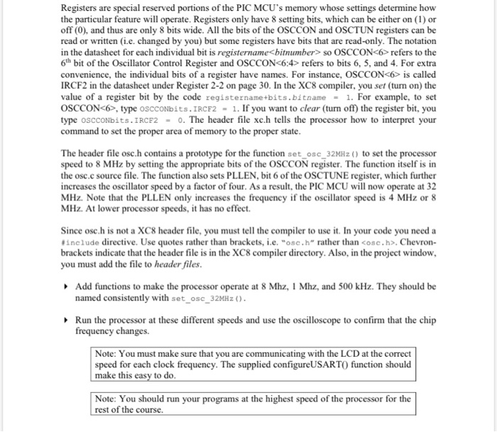 with writing the code for this part! yes, this is microcontrollers Part