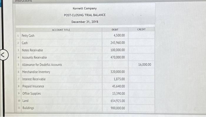 on an aging of accounts receivable. The balance of Allowance for Doubtful