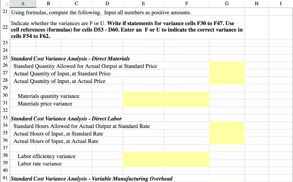 solve with excel formulas Please solve with excel formulas Please solve with