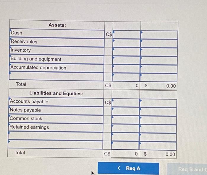 general ledger in Canadian dollars (C\$). As of December 31,2020, the subsidiary