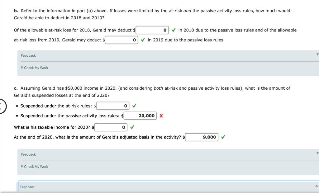invested $102,000 in a passive activity, his sole investment venture. On January
