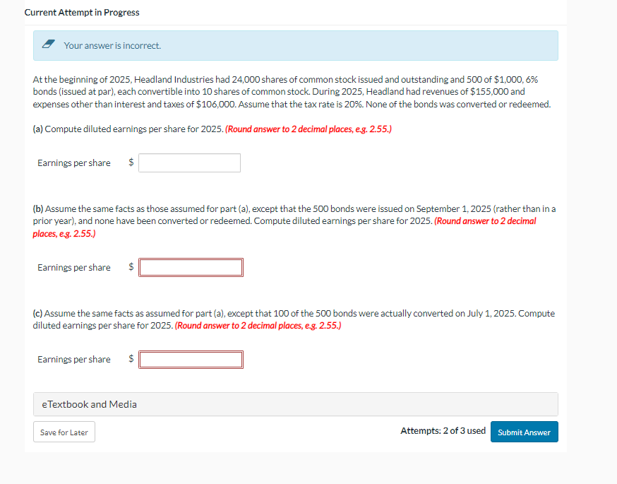 Please take your time and make sure this question is answered correctly.