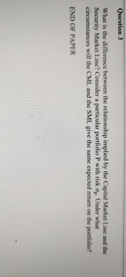 Question 3 What is the difference between the relationship implied by