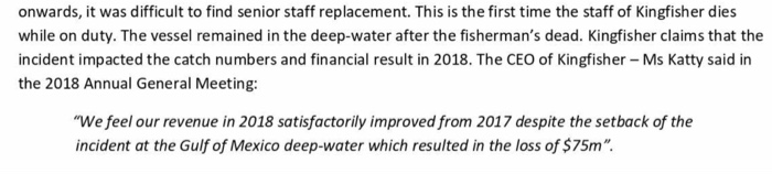 place the fish. 2. Due to economic difficulties, the company extended the