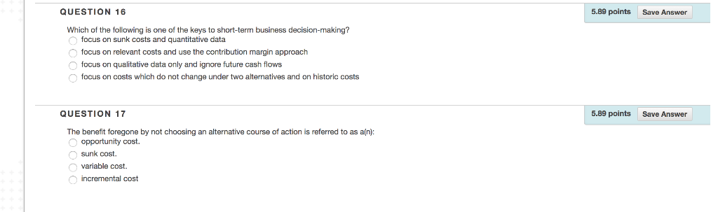 is considering replacing a machine that is presently used in its production