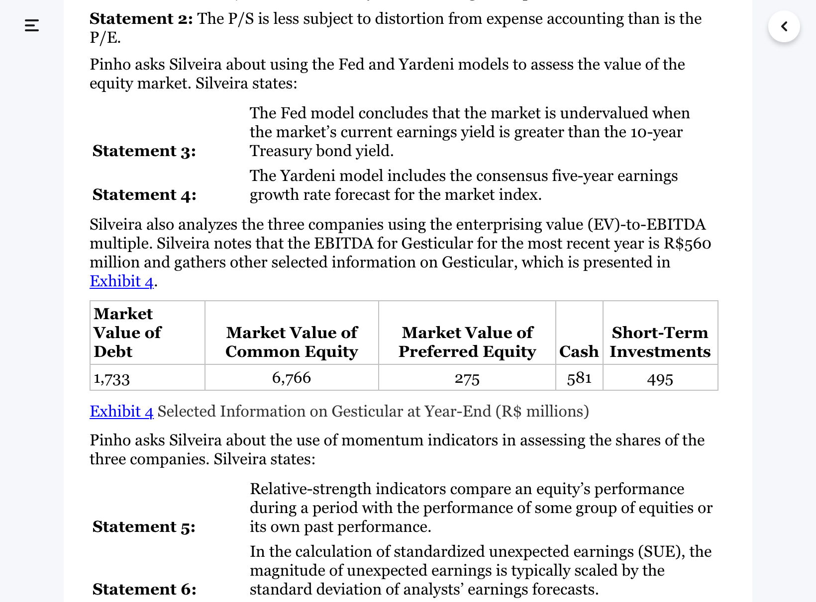 you so much! Part A. Which of Silveiras statements concerning the use