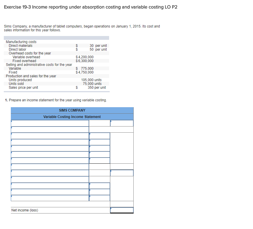 unit. Total variable cost is $49.80 per unit, consisting of $39.90 in