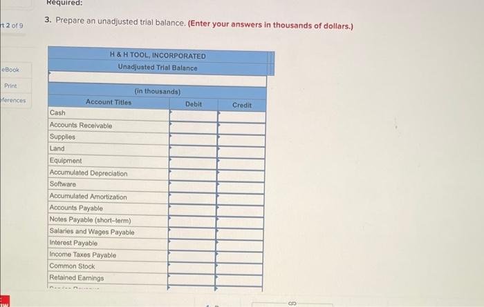 of their machine shop (H & H Tool, Incorporated) on January 1,