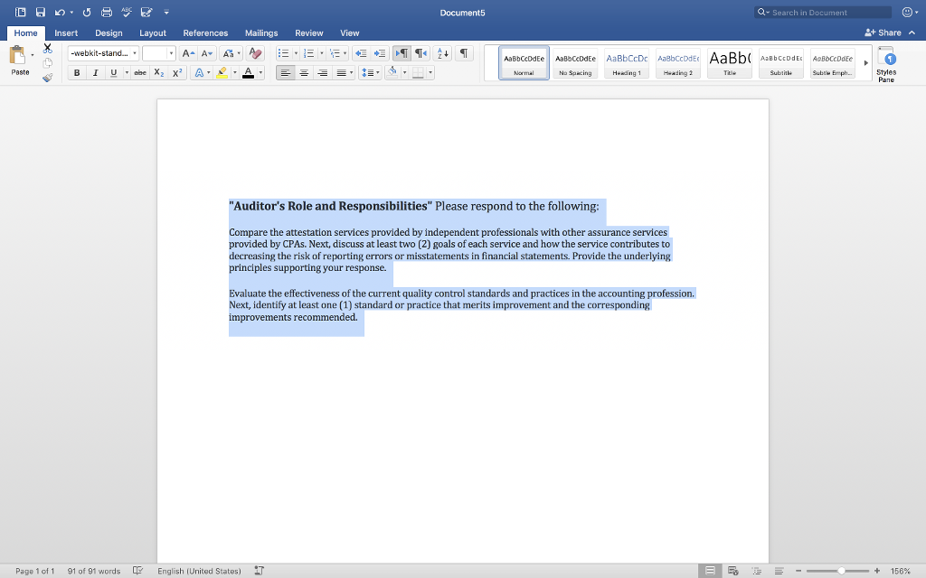 a Search in Document Home Insert Design Layout References Mailings Review