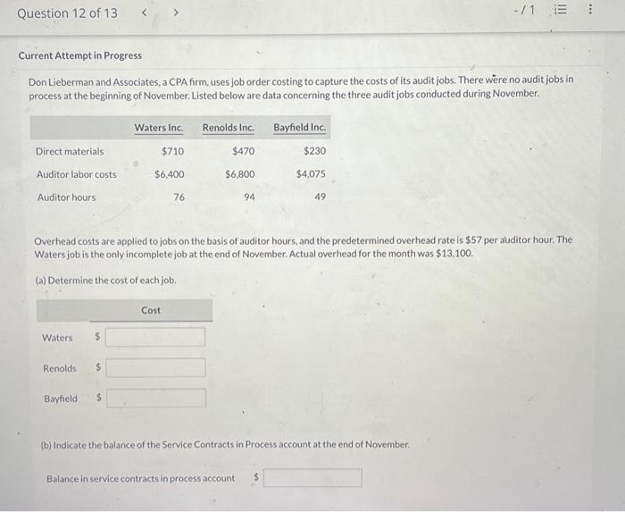  Current Attempt in Progress Don Lieberman and Associates, a CPA firm,