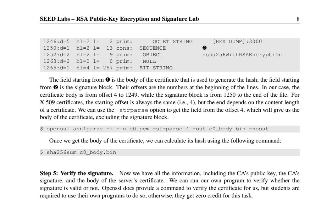  please help me in securtity please 3.6 Task 6: Manually Verifying
