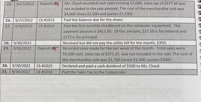 you finish the Financial Statements follow the instructions below: Step 1: Take