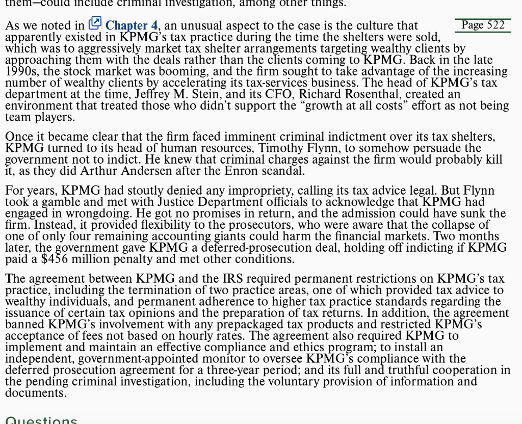 of a legal action with the Department of Treasury and the Internal