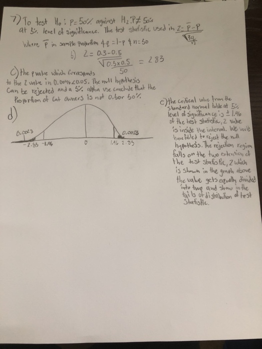from your data a. Show your sample b. Find the proportion of