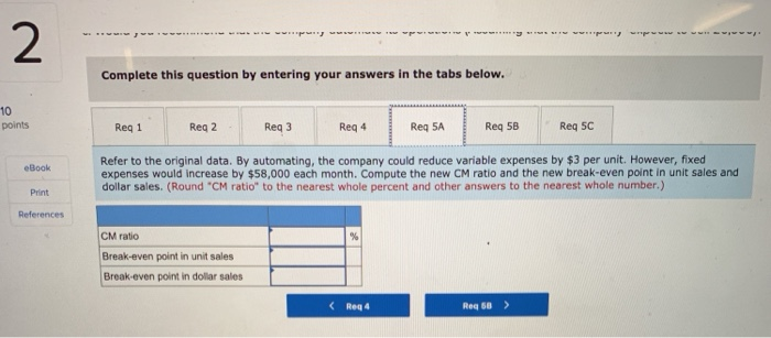 (12,800 units $30 per unit) 384,000 Variable expenses Contribution margin Fixed expenses