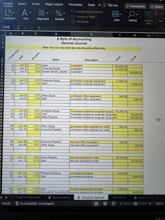 and computer equipment with a fair market value of 540,230.00 in his