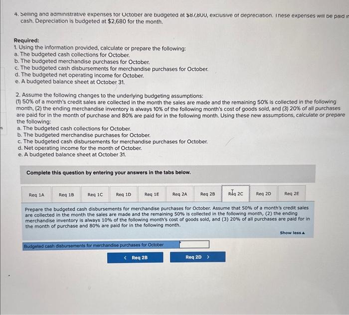 sales, 35% will be for cash; the remainder will be credit sales.
