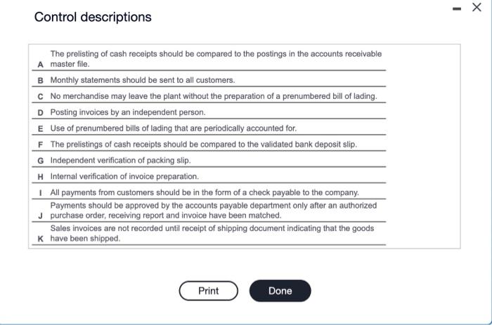 more procedures that could be implemented to prevent it from occurring on