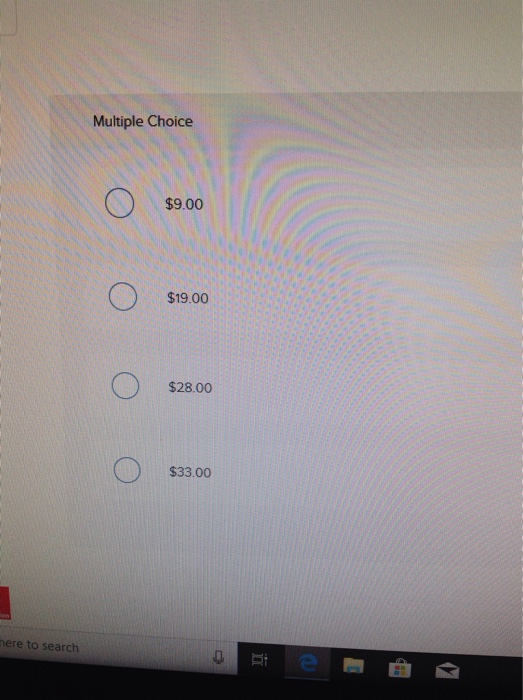 recent years of operation 3 Selling price per unit Manufacturing costs: $