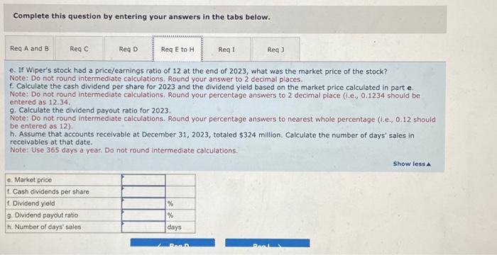 assets, for 2023 and 2022 b. Calculate return on equity for 2023