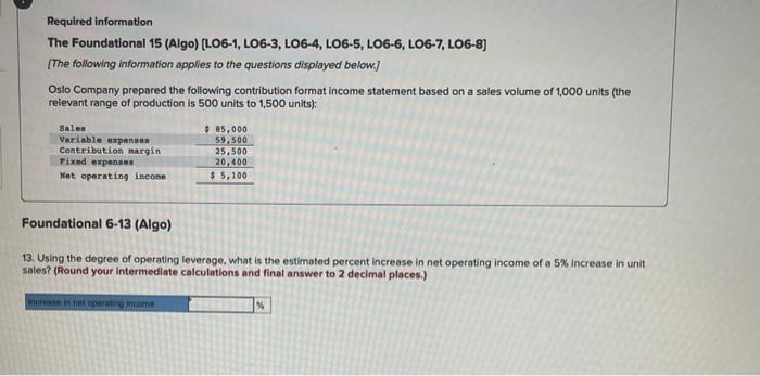 {The following information applies to the questions displayed below.) Oslo Company prepared