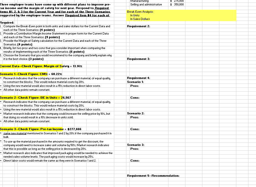 answers. Show work with formulas used. Problem B (26 points): Block Ltd