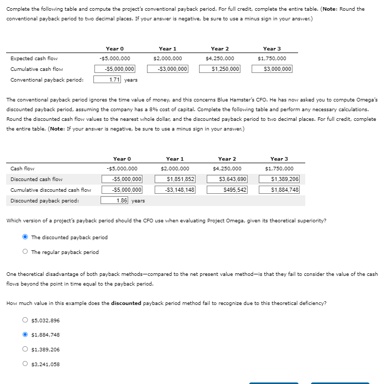  6. The payback period The payback method helps firms establish and