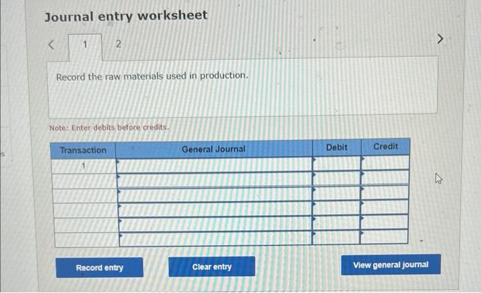 product that goes through one processing department called Mixing All raw materials