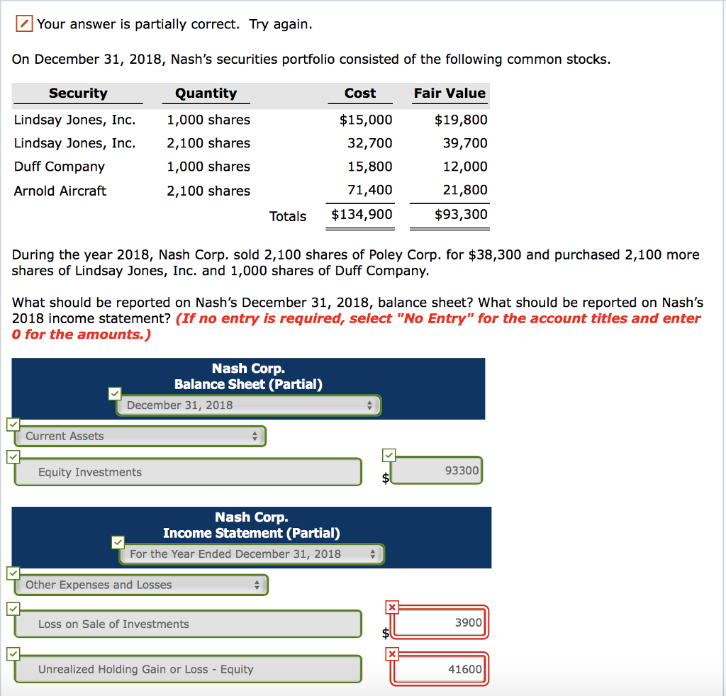 excess cash in securities during 2017. As of December 31, 2017, the