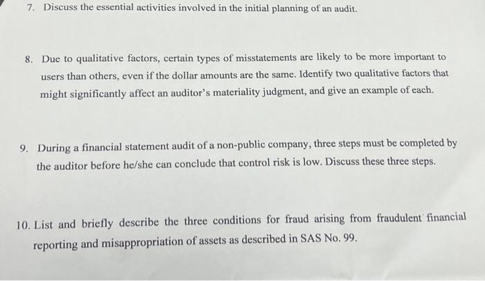 Discuss the differences and similarities between the roles of accountants and auditors.