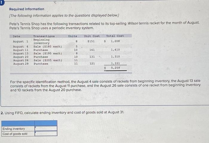 1.help 2. 3. help Required Information {The following information applies to the