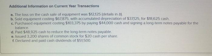 the Problems below. (Algo) [The following information applies to the questions displayed