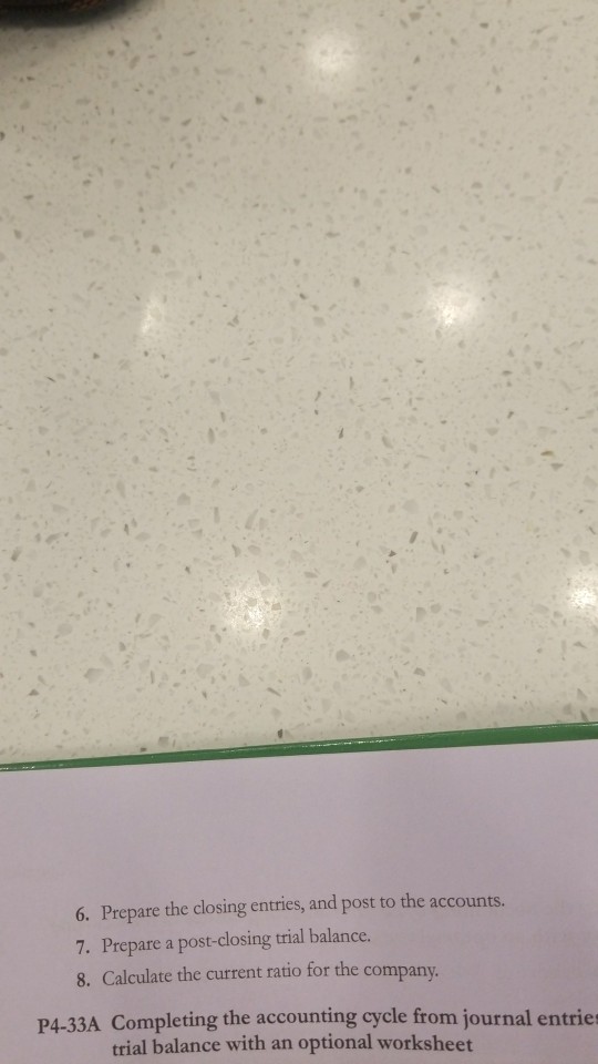 balance with an optional worksheet wsadjuerted trial balance of Walton Anvils at