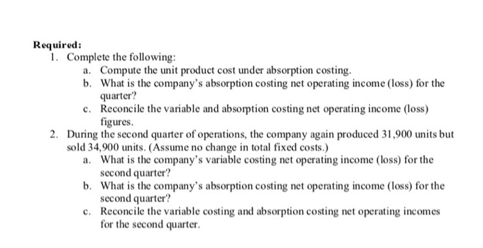 small manufacturing company, at the beginning of the year. Getting the company