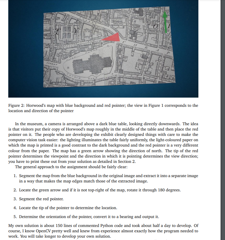 reconstruction of a region of London, showing how it appeared in about