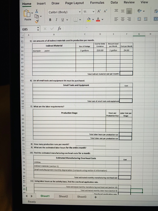 broom) to 1. investigate its full cost. 2. Describe the product and