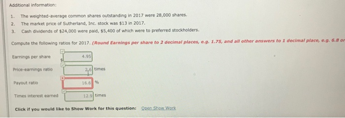 Statement For the Year Ended December 31, 2017 Net sales Cost of