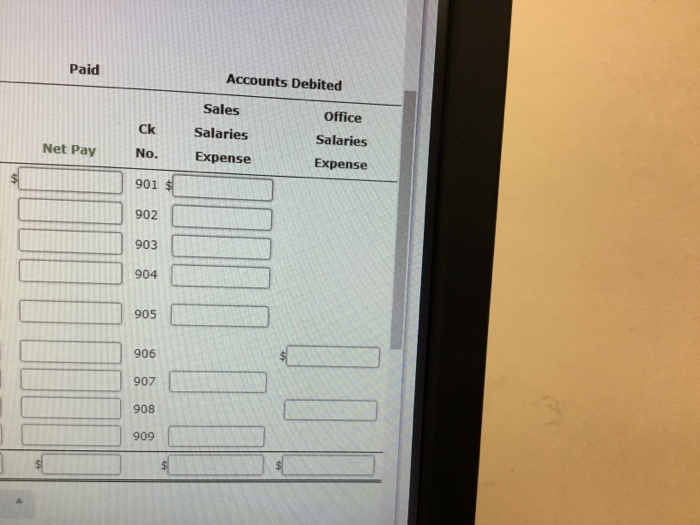 to the payrol for the week ended December 9, 20YB Hours Worked