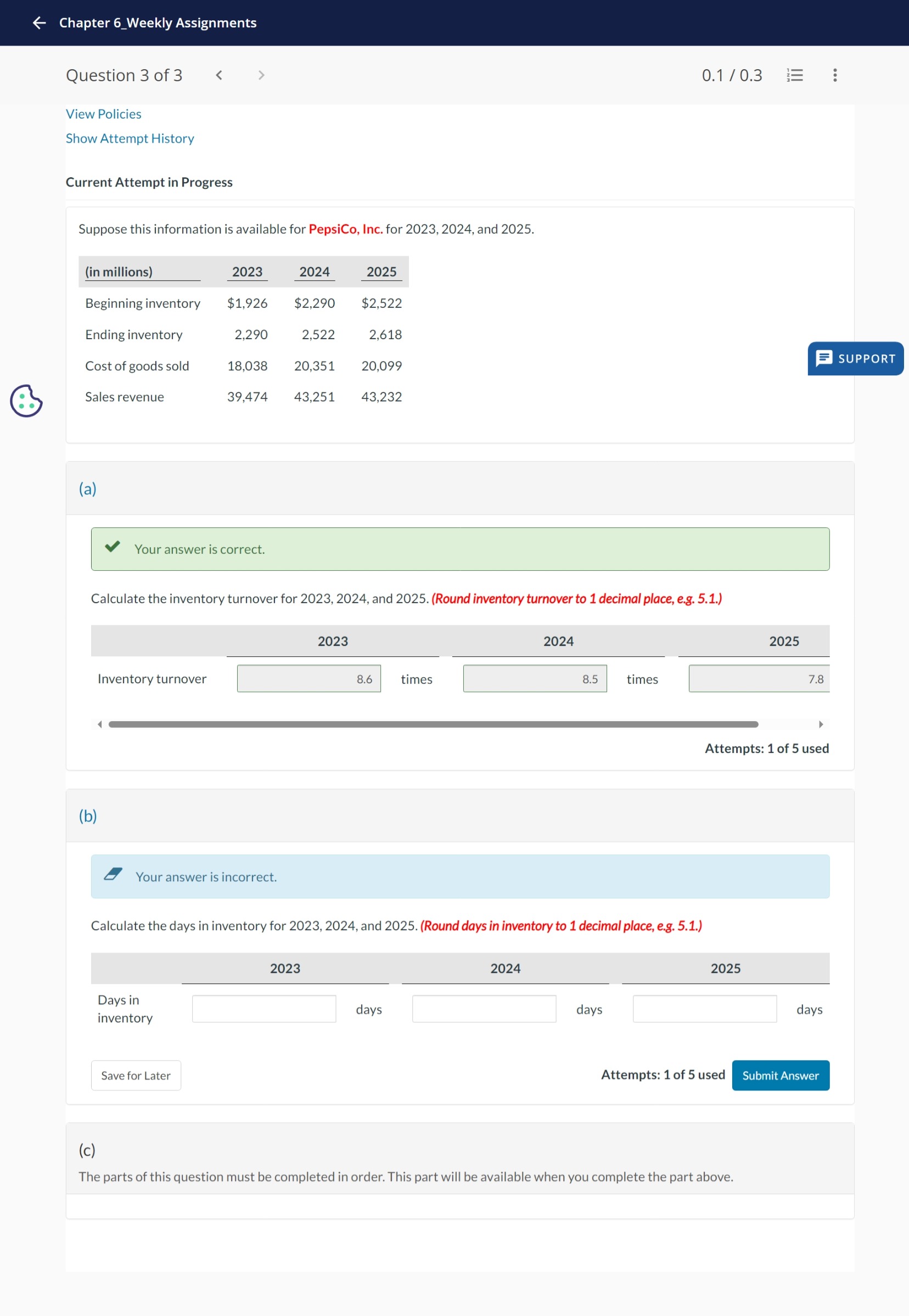  View Policies Show Attempt History Current Attempt in Progress Suppose this