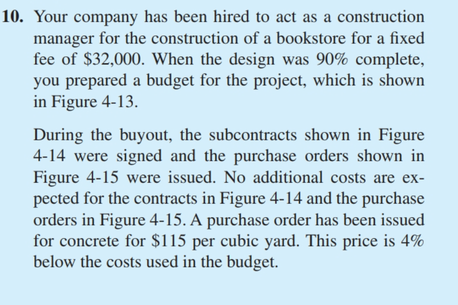 11 (Name) (Dato) Problem & 10 Committed Costs Buy Out --Problem #