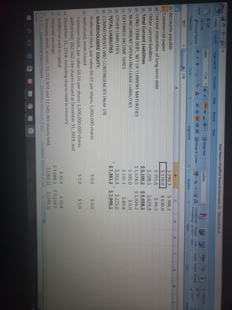 of cash flows Cash flow from operations to Cash Flows from Operating