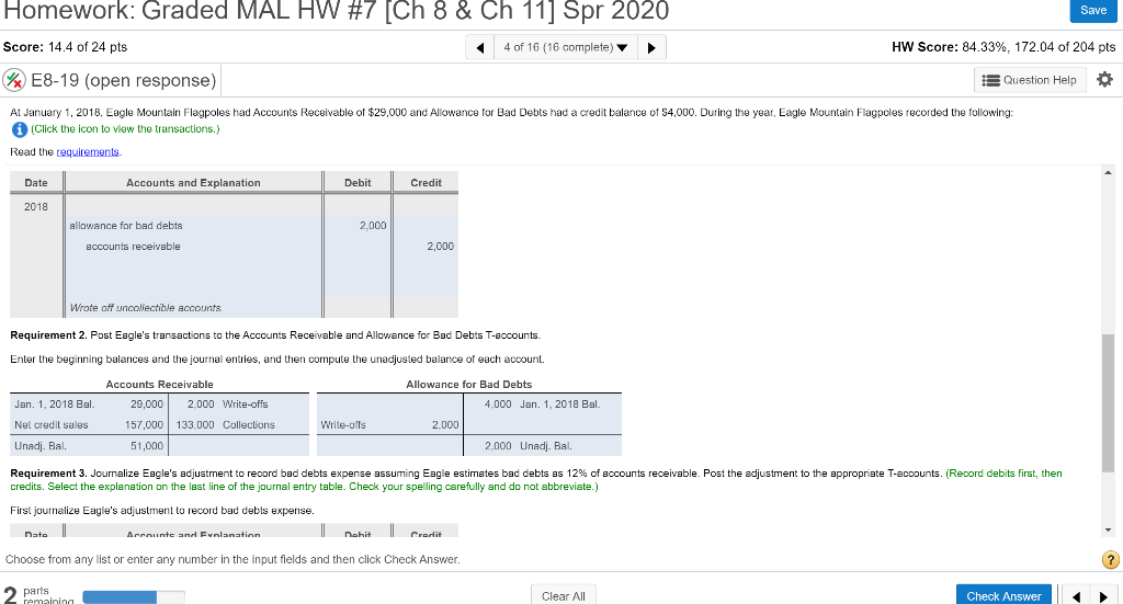 Spr 2020 Score: 14.4 of 24 pts 4 of 16 (16 complete)