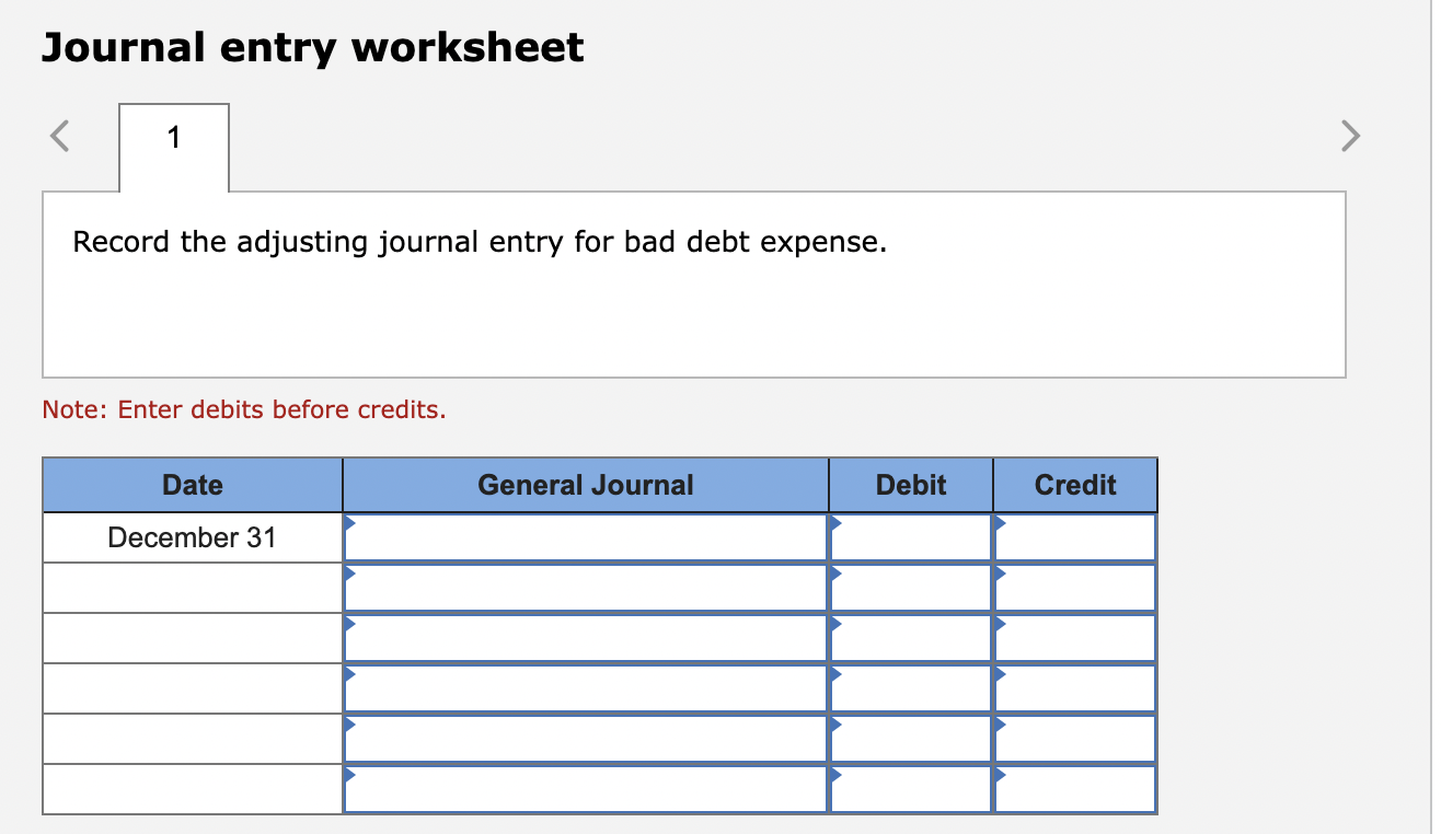 Analysis L06-2 Casilda Company uses the aging method to estimate bad debt