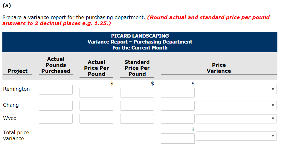 for business campuses. During a recent month, the company worked on three