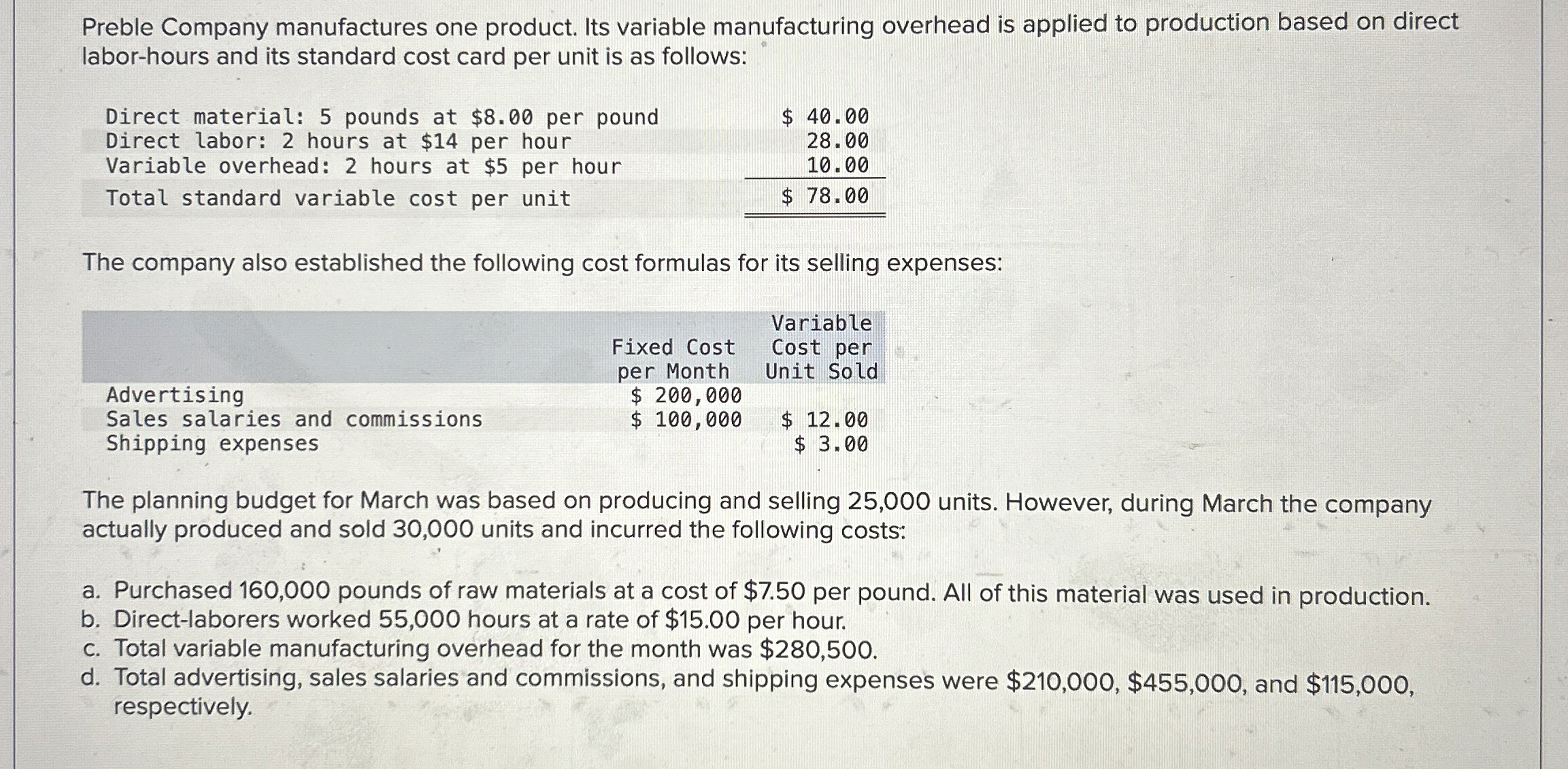  Use the information in the image below to answer the following