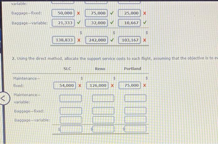 wants to assess the full cost of operating each flight. As part