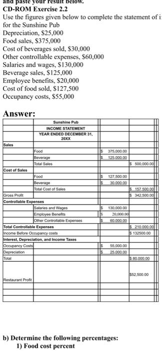  Each answer, a) and b) is worth 1 point. In answer